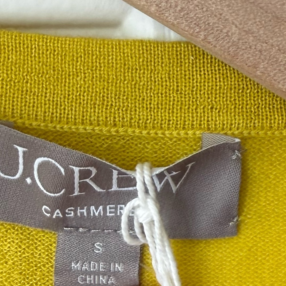 NWT J. Crew Featherweight Cashmere Cardigan size small - Picture 7 of 11